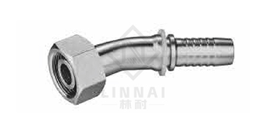 45°公制内螺纹24°锥带O形圈轻系列