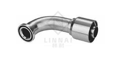 90°  SAE 法兰 3000 PSI