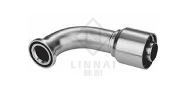 90°  SAE 法兰 6000 PSI