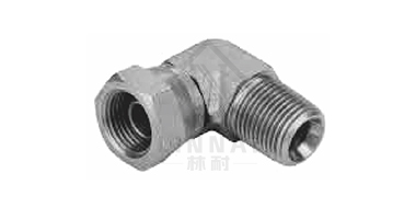 90°弯布锥管外螺纹/美制NPSM
内螺纹60°外锥